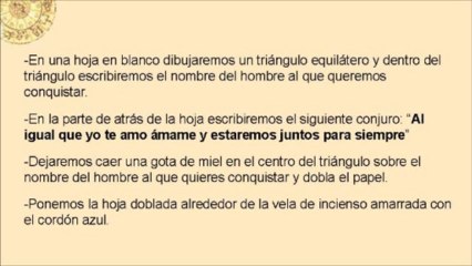 hechizo amor miel conquistar hombre