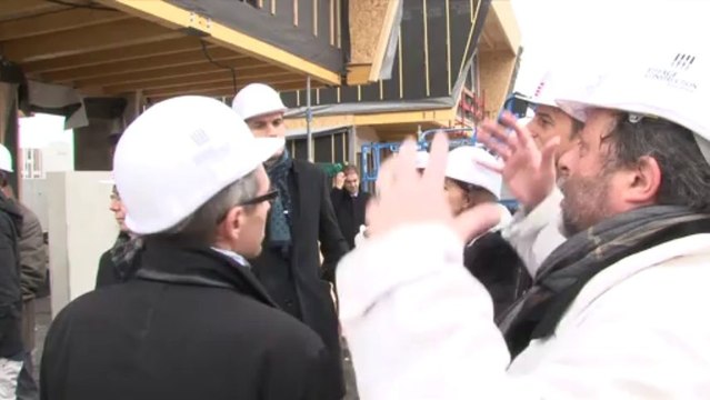 Visite du collège Jean-Moulin à Aubervilliers
