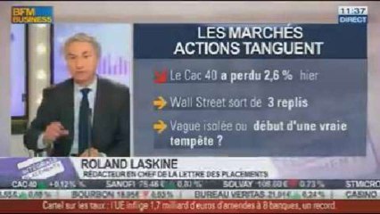 Скачать видео: La Volatilité sur les marchés va encore remonter naturellement, Roland Laskine, dans Intégrale Placements – 04/12