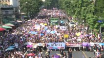 Thai police yield to protesters ahead of king's birthday