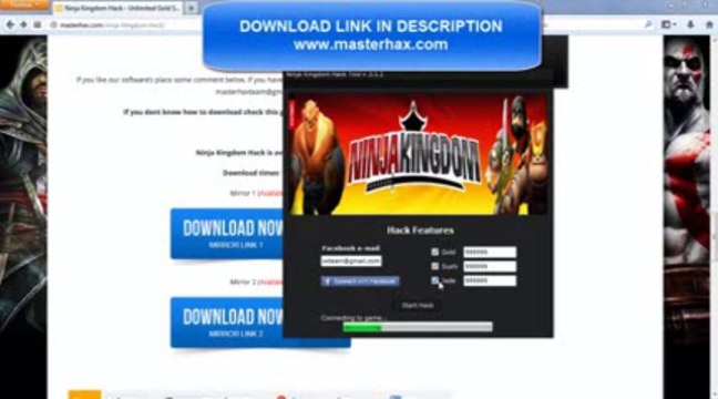 Ninja Kingdom Hack @ Pirater [FREE Download] December 2013 Update Facebook