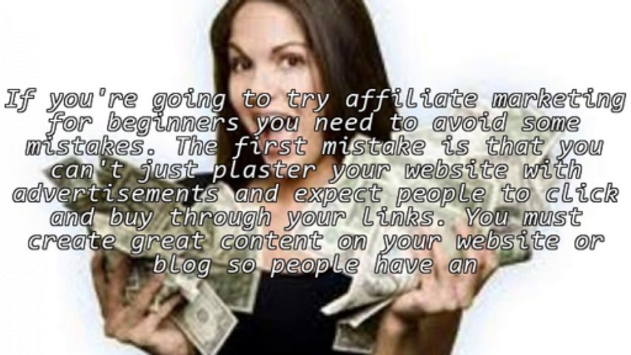 Affiliate Marketing For Beginners