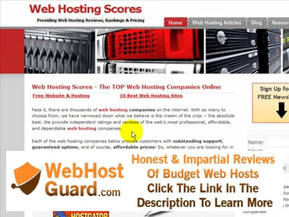 Web Server Hosting Reviews - Top 10 Web Hosting Reviews