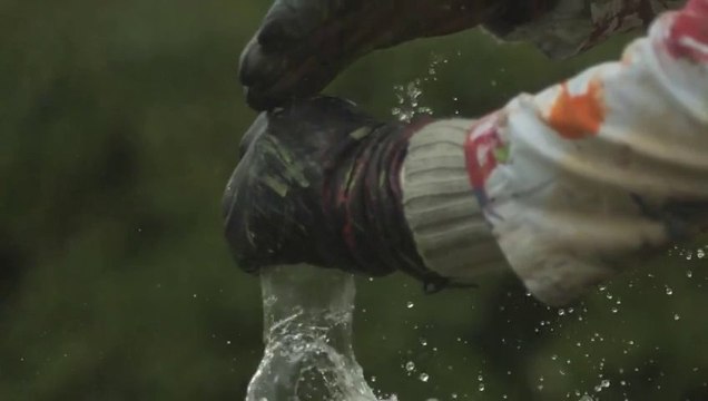 Beer Bottle Breaks With Slap Trick In Super Slow Motion