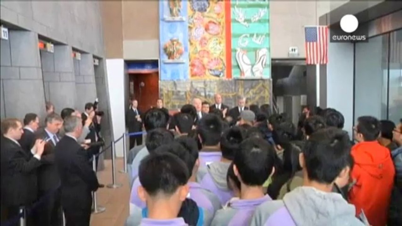 US Vice President in China as controversy over air defence zone continues