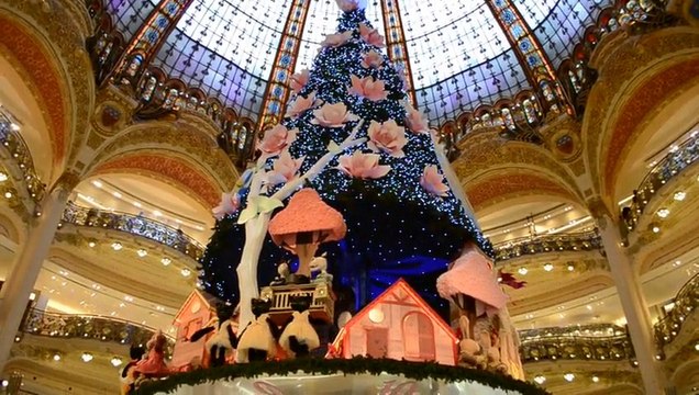 Noel aux galeries Lafayette de Paris