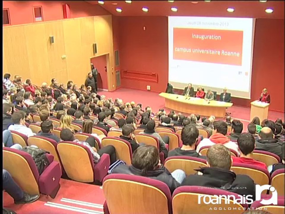 Inauguration ministérielle au Campus universitaire de Roanne