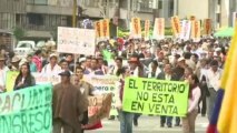 Colombian farmers rise up against government