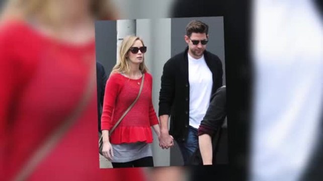 Glowing Emily Blunt Shows Off Her Baby Bump