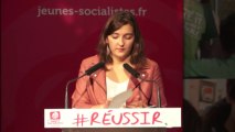 Discours d'investiture de Laura à la Présidence des Jeunes Socialistes