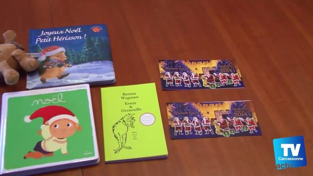 La Municipalité de Carcassonne offre des cadeaux pour Nöel aux écoliers de la ville :