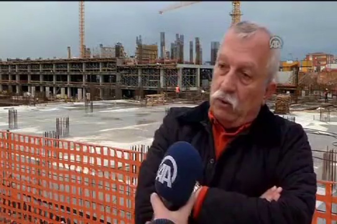 Çamlıca Tepesi'ndeki cami yükseliyor