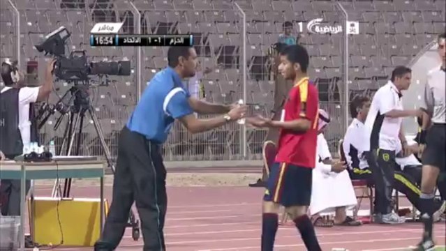 هدف الحزم الاول من مرعي المقعدي في الاتحاد - الاتحاد 3-1 الحزم - كأس ولي العهد دور ال32 HD