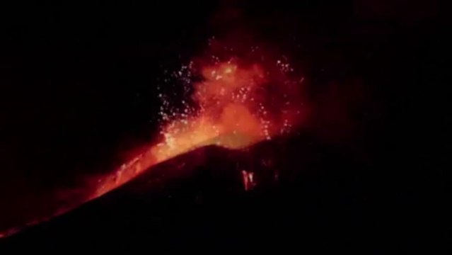 Biggest Italian volcano, Mount Etna Erupts Again!