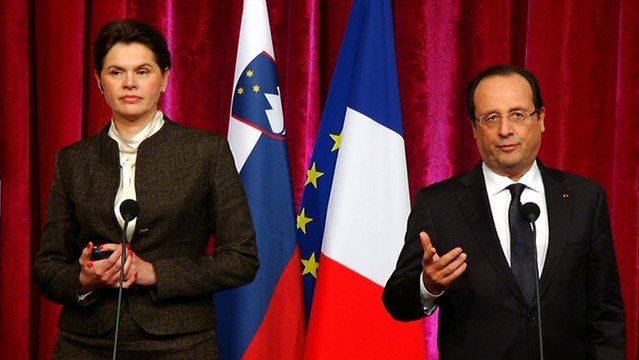 Déclaration avec Mme Alenka BRATUSEK, Premier ministre de la République de Slovénie