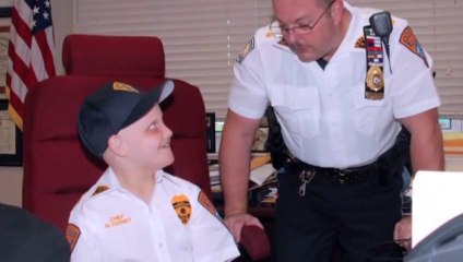NJ Boy Who Died of Cancer Gets Police Funeral