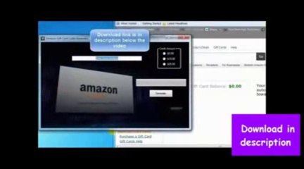 Amazon GIFT Card Code Generator November 2013!