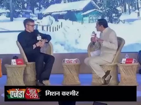 Agenda Aaj Tak 2013:Omar Abdullah says Narendra Modi have re-established BJP in India