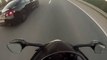 Amazing Race between 2 motorcycles and a Car : nissan GTR vs YAMAHA R1 vs SUZUKI GSX R1000