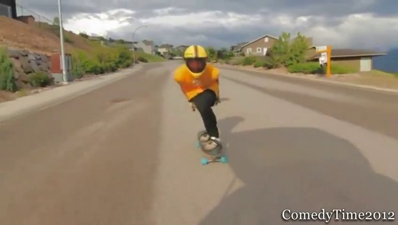Compilation de chutes en Skateboard - Violent les fails!