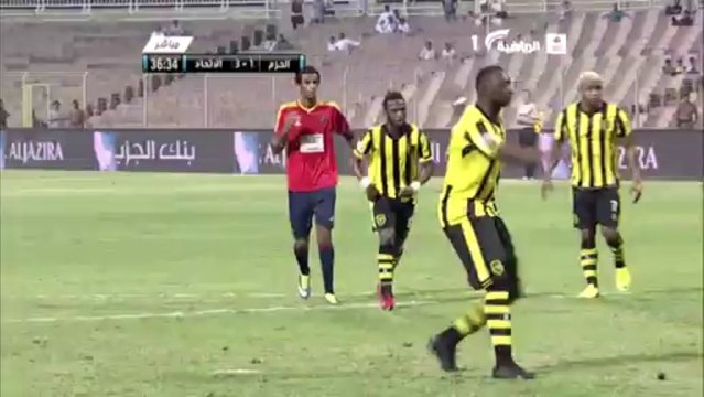 هدف الاتحاد الثالث من اسامه المولد (بلنتي) في الحزم - الاتحاد 3-1 الحزم - كأس ولي العهد دور ال32 HD