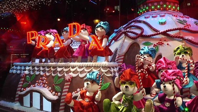 Les vitrines de Noël des grands magasins