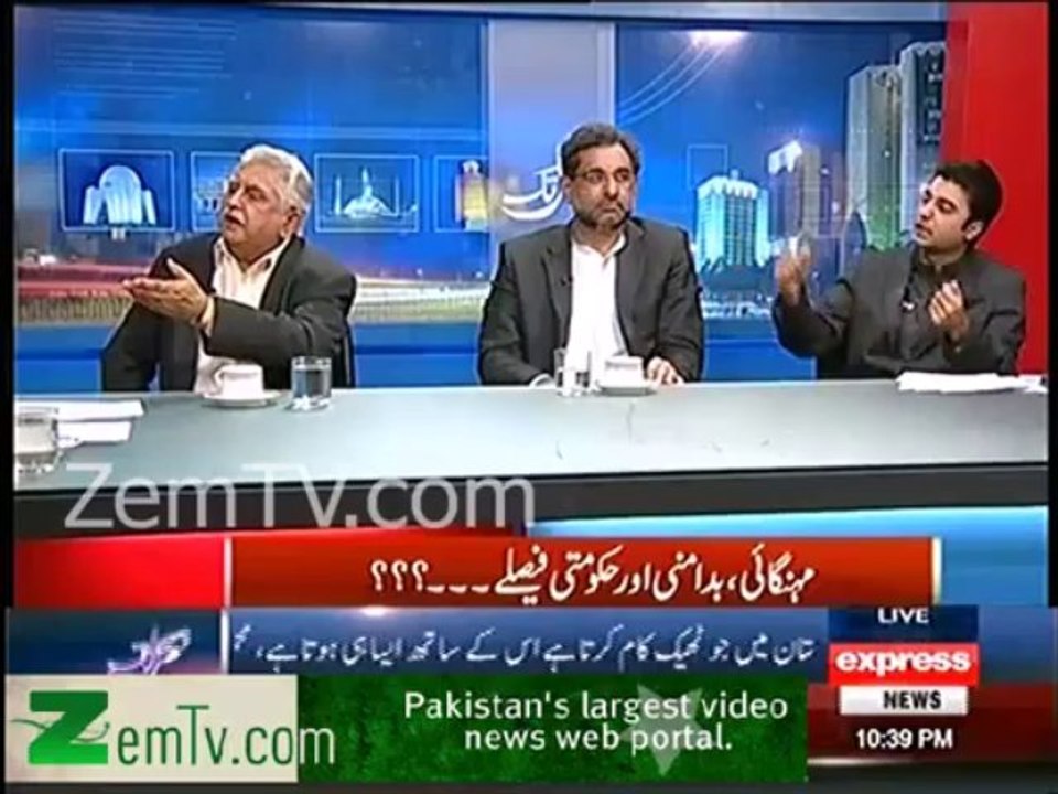 Haji Adeel Personal Attack on Imran Khan in a LIVE Show