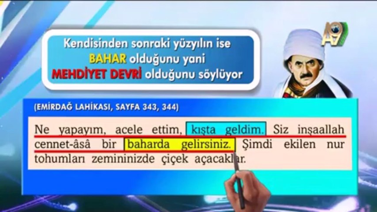Bediüzzaman Hazretleri Hz. Mehdi (as)'ın kendisinden sonra Hicri 1400'de göreve başlayacağını söylemiştir