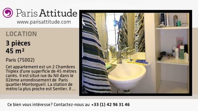 Triplex 2 Chambres à louer - Montorgueil, Paris - Ref. 3429