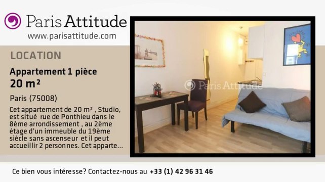 Appartement Studio à louer - Champs Elysées, Paris - Ref. 2988