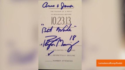 Peyton Manning 'Regretfully Declines' Fan's Wedding Invite