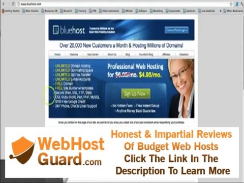 Bluehost Review Cheap Web Hosting Service