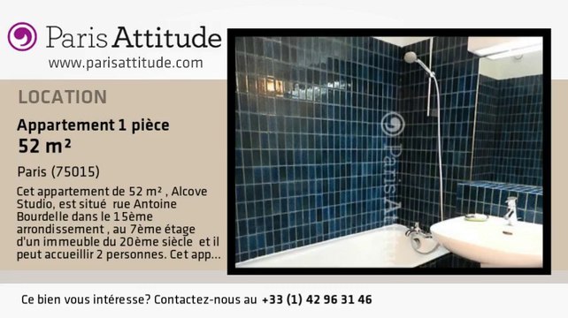 Appartement Alcove Studio à louer - Montparnasse, Paris - Ref. 8355