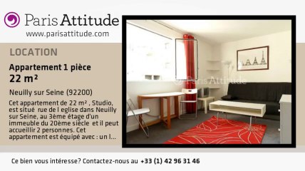 Appartement Studio à louer - Neuilly sur Seine, Neuilly sur Seine - Ref. 8845