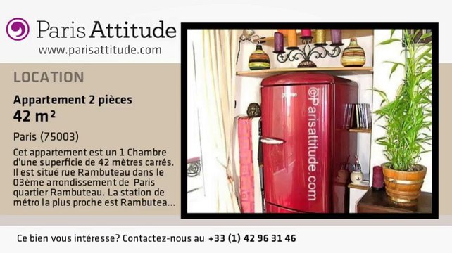 Appartement 1 Chambre à louer - Centre George Pompidou, Paris - Ref. 2475