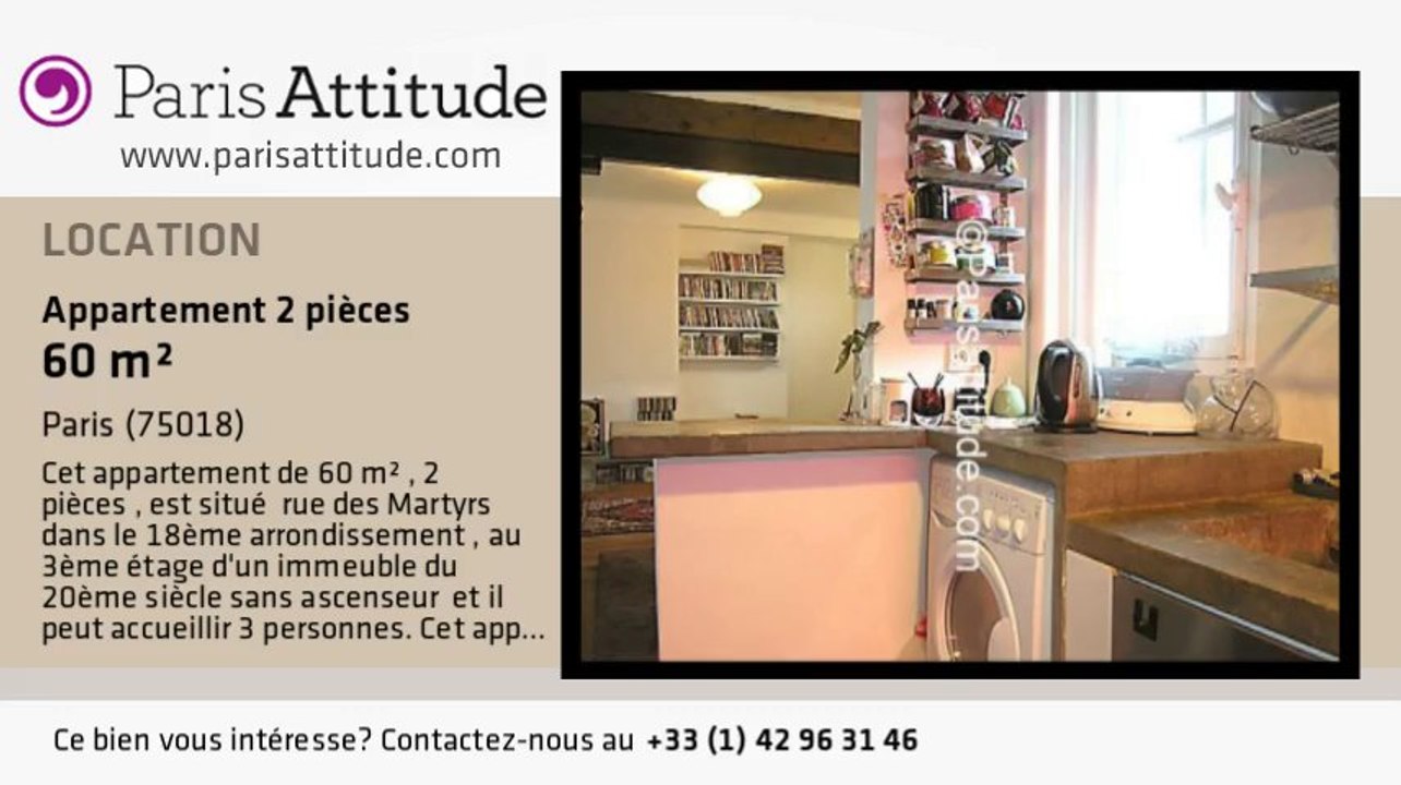 Appartement 1 Chambre à louer - Sacré Cœur, Paris - Ref. 5378