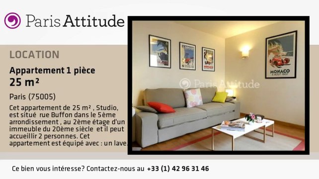 Appartement Studio à louer - Jardin des Plantes, Paris - Ref. 8757