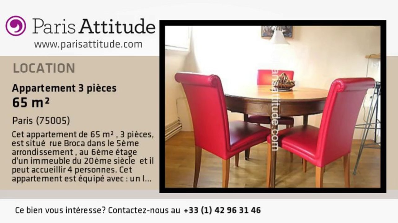 Appartement 2 Chambres à louer - Port Royal, Paris - Ref. 6037