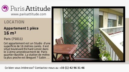 Appartement Studio à louer - Bastille, Paris - Ref. 4708