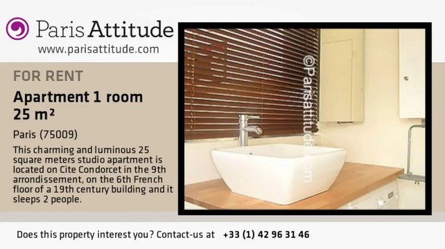 Studio Apartment for rent - Poissonnière, Paris - Ref. 1506