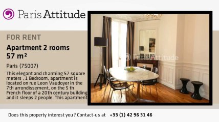 1 Bedroom Apartment for rent - Ecole Militaire/Unesco, Paris - Ref. 8653