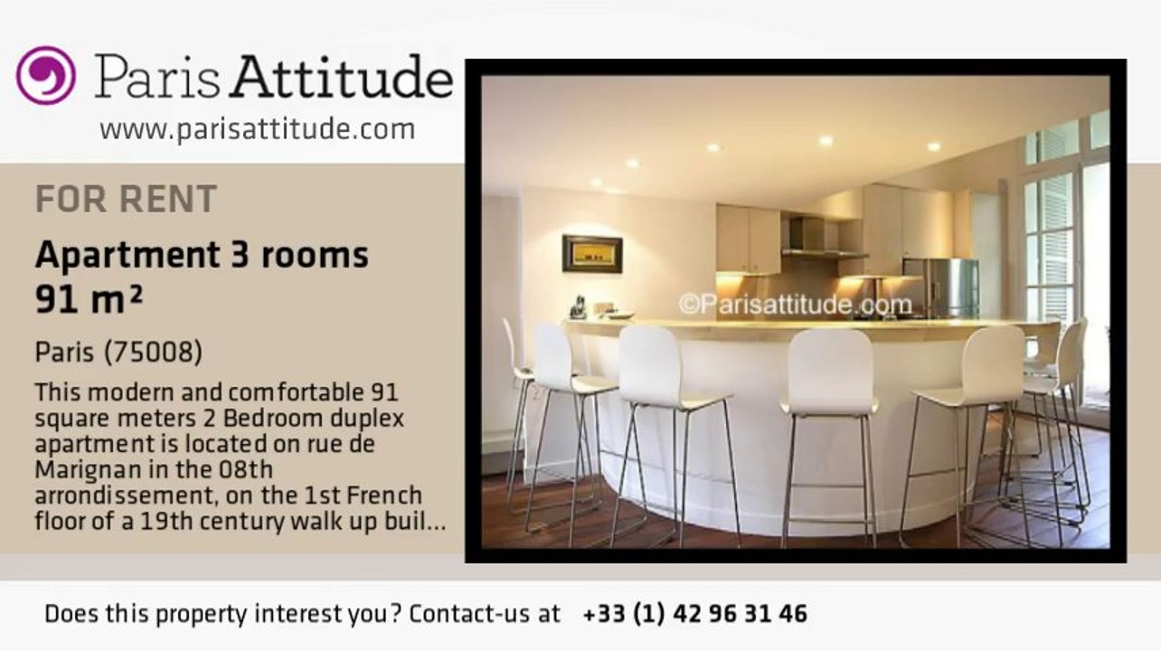 2 Bedroom Duplex for rent - Triangle d'Or, Paris - Ref. 4622