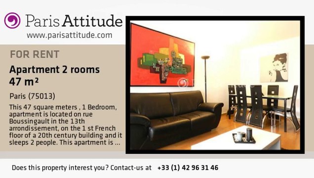 1 Bedroom Apartment for rent - Tolbiac, Paris - Ref. 8896