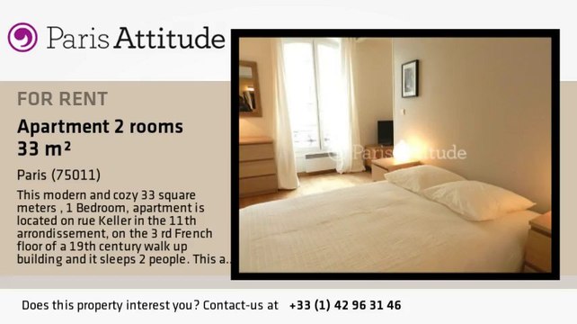 1 Bedroom Apartment for rent - Voltaire, Paris - Ref. 8792