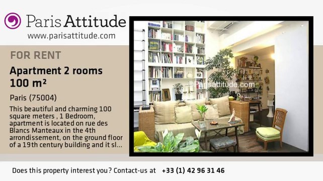 1 Bedroom Apartment for rent - Centre George Pompidou, Paris - Ref. 7303