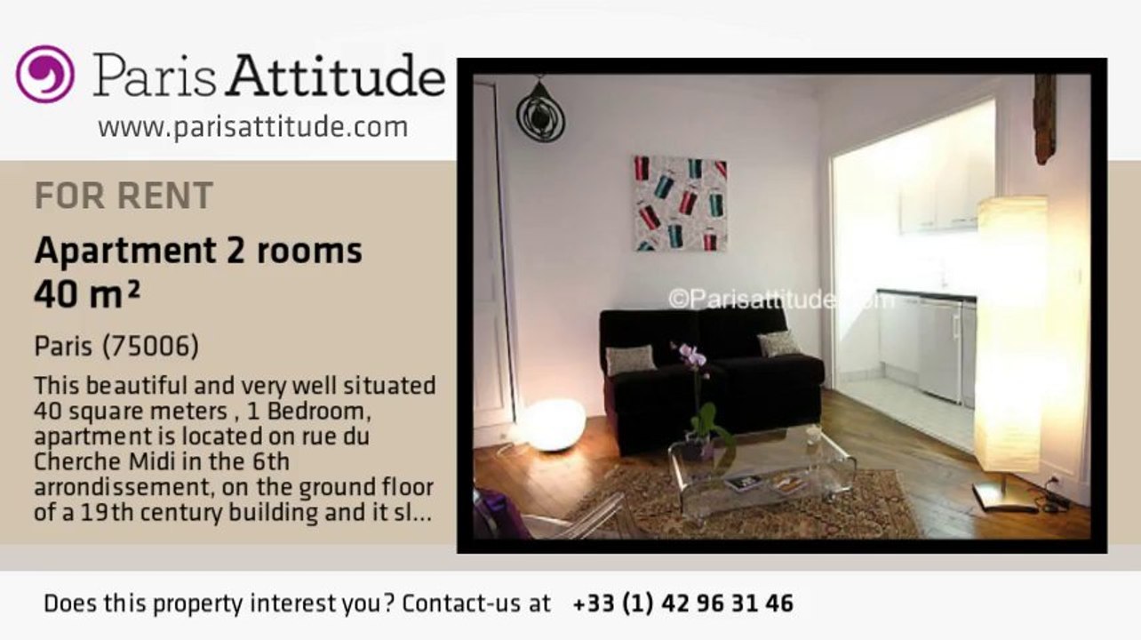 1 Bedroom Apartment for rent - St Placide, Paris - Ref. 3895