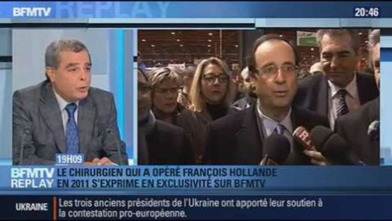 BFMTV Replay: Hollande opéré de la prostate: Ze...