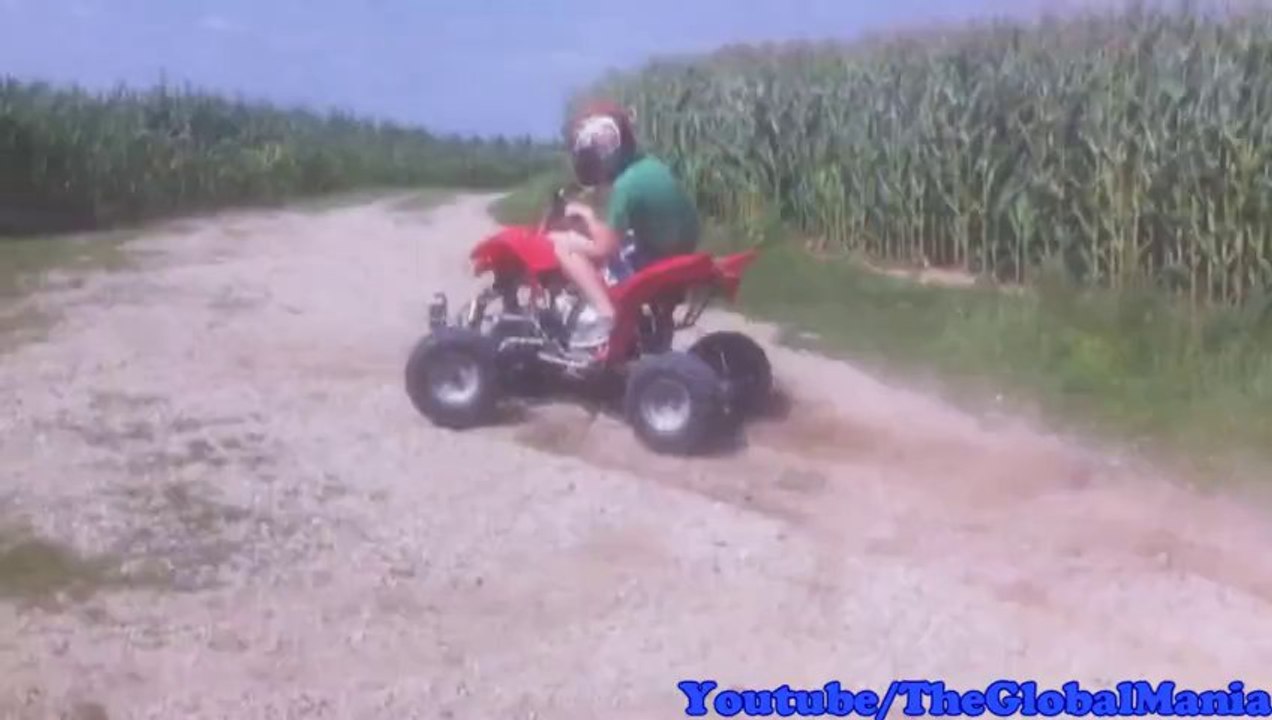 Drift FAIL Loncin 110cc Quad Crash