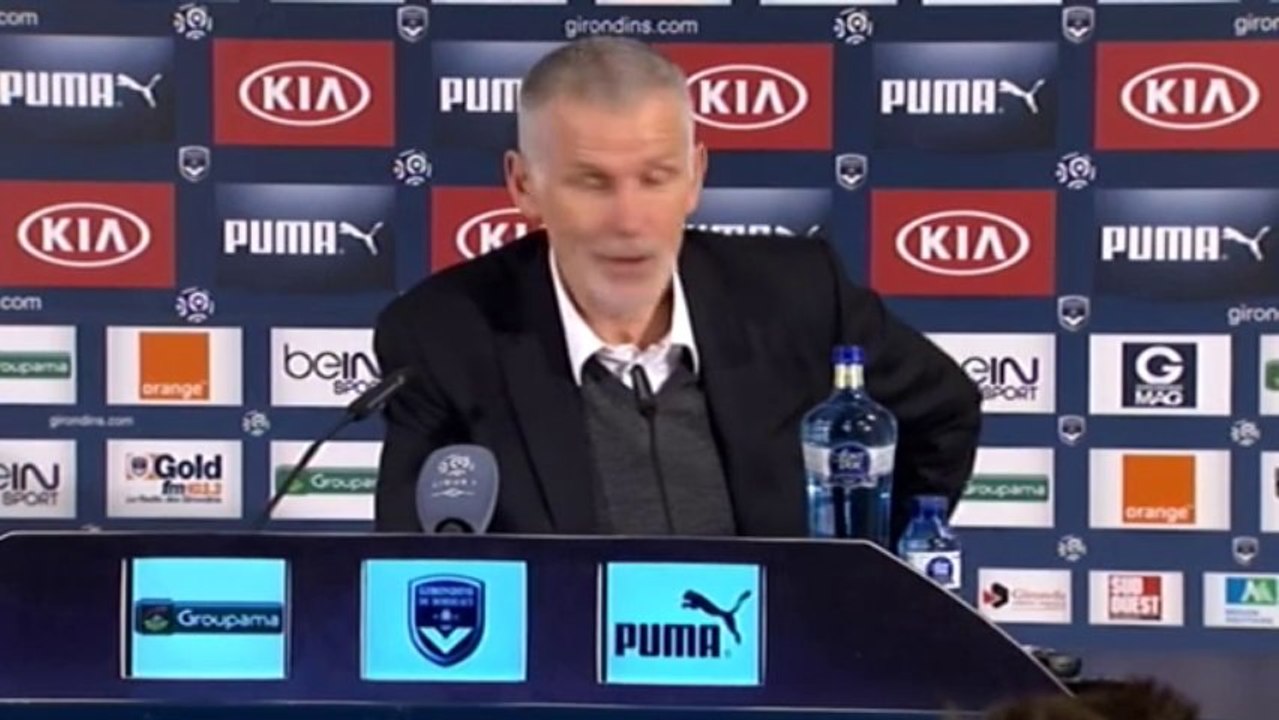 Conférence de presse après Bordeaux-Lille