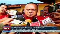 Las elecciones se desarrollan en paz: Diosdado Cabello